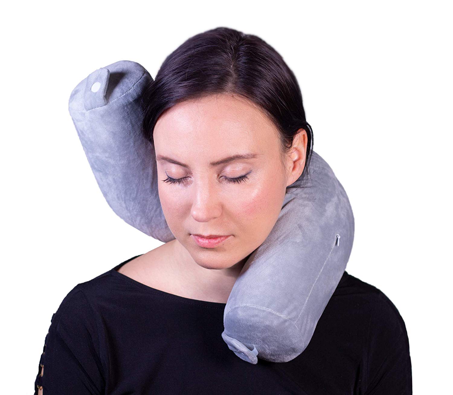 Memory Foam Travel Pillow Chin Shoulder Lumbar And - Temu